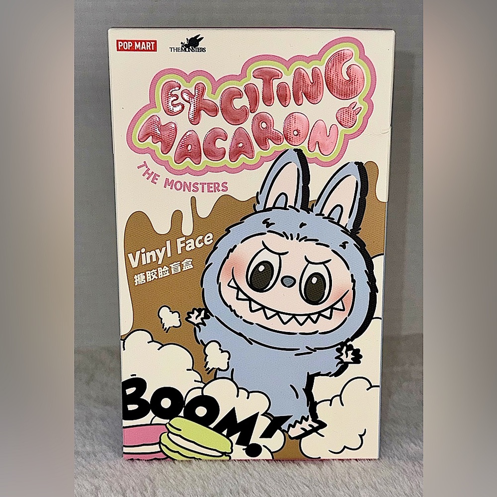 POP MART LABUBU The Monsters Exciting Macaron Vinyl Plush Blind Box